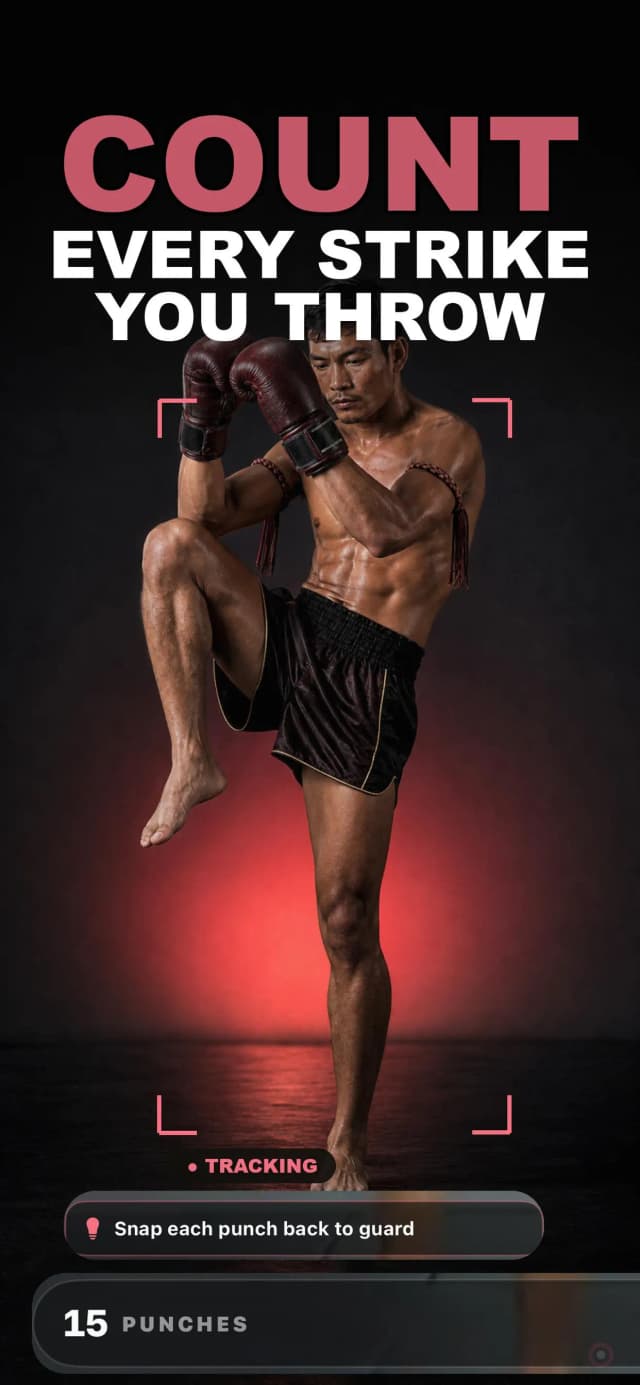 Muay Thai AI app screen 4